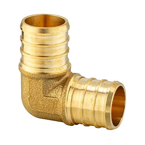 (PACK OF 10) EFIELD PEX 1INCH ELBOW BRASS CRIMP FITTINGS FOR PEX TUBING(NO LEAD)-10 PCS Crimp Fittings & Valves Elbow
