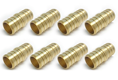 EFIELD 3/4 INCH BRASS COUPLINGS FOR PEX PIPING Crimp Fittings & Valves Coupling