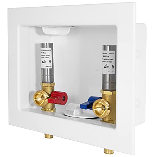 thumbnail image 2 of EFIELD Ice Maker Outlet Box With 1/4 Turn Brass Valve & Stainless Steel Arrester – Pex-A Expansion Ready 2 of 3